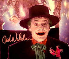 JACK NICHOLSON Signed (The Joker: BATMAN '89) 8x10" Authentic Autograph w/COA