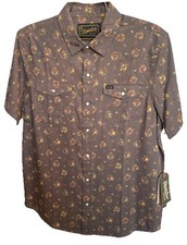 Howler Brothers H Bar B Snapshirt York Floral - Morel Men  s Size Medium - NEW