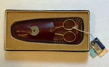 5" DOVO No. 205 Keen Cut - Solingen Stainless Steel Scissors w/ Leather Sheath