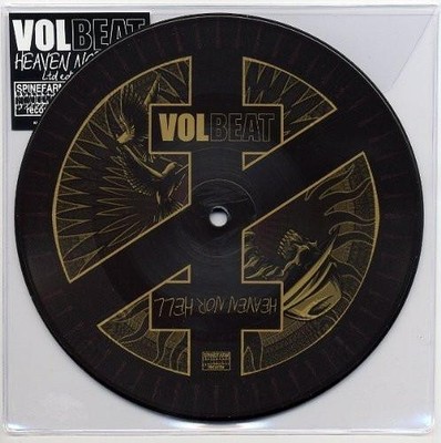 Volbeat Heaven Nor Hell 7'' vinyl UK Spinefarm  U.k. 2011 7'' pic disc limited to
