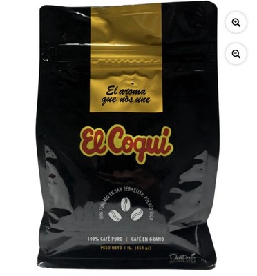 Café El Coqui Supremo Medium Roast Whole Bean Coffee - 16 oz.