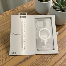 Official SKECH (iPhone 15 6.1") Frosted Clear Case Shockproof MagSafe Slim Cover