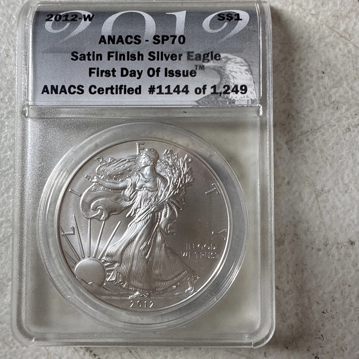 2012 Grade MS 70 ANACS Certified Silver Bullion Coins for sale | eBay