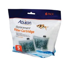 Aqueon Replacement Filter Cartridges Small - 6 - 6 pack, Multi-colored