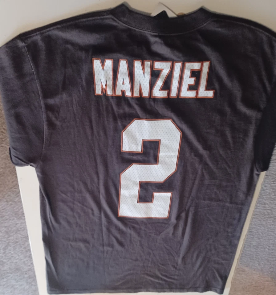 NUEVA Camiseta Grande Majestic Cleveland Browns Johnny Manziel Foto 2 de 4