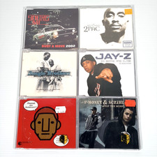 Hip Hop Rap CD Single Bundle X 6 Jay-Z 2PAC Young MC Pharrell + New & Pre-Owned