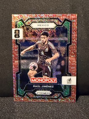 2026 Panini Prizm Monopoly Raul Jimenez FIFA World Cup Red Shimmer /100