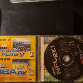 SEGA NFL 2K Sega Dreamcast Sports Game NTSC-U/C 1999 Complete Case Inserts