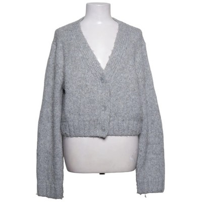 Divided by H&M, Strickjacke, Damen, Größe: L, Grau, Acryl/Polyester/Wolle #SUm