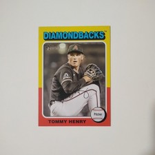2024 Topps Heritage Short Print Tommy Jack Henry #90 Arizona Diamondbacks SP