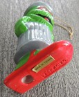 Vintage Sesame Street Muppets  Skiing Oscar The Grouch Ceramic Ornament  — photo 3
