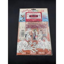 Vintage DISNEY 101 Dalmatians Book on Audio Cassette Read Along Story