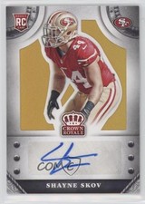 2014 Panini Crown Royale Rookie Signatures Gold 3/35 Shayne Skov #S-SS Auto 0f6