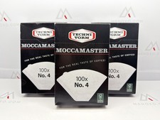 Moccamaster Technivorm 85022 Paper Filter No. 4 White | Pack of 3 Boxes