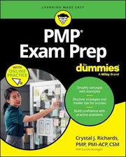 PMP Exam Prep For Dummies - Paperback, by Richards Crystal J. - Good