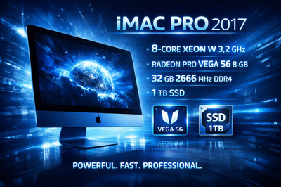 iMac Pro 27'' 5K mit 8-Core Intel Xeon W (3,2 GHz), 32 GB RAM und Radeon Pro TOP