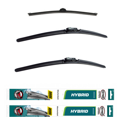 Wiper Blades Fits Audi A1 (5 door) 2011-2018 Heyner Hybrid HH24''16''ST 11''Q