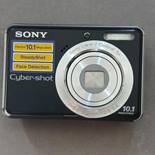 Sony Cyber-shot DSC-S930 10.1MP Compact Camera 3x Zoom IS Face Detect Black
