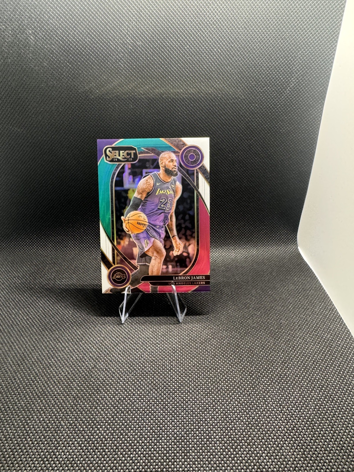 2024-25 Select Basketball Lebron James #241 Courtside Teal/White/Pink Prizm /49!
