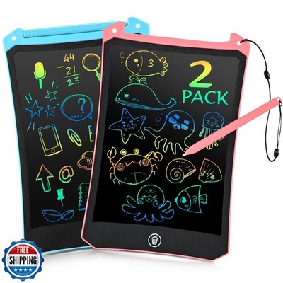 EooCoo Toys for Ages 2-4, LCD Writing Tablet for Kids 2 Pack, Drawing Pad for