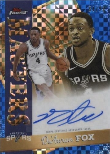 2025-26 Topps Signed & Sealed De'Aaron Fox Autograph NBA Card