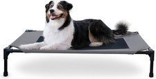 Outdoor Elevated Dog Cot,Breathable Cooling Elevated Cot Hammock Pet Bed /- Larg