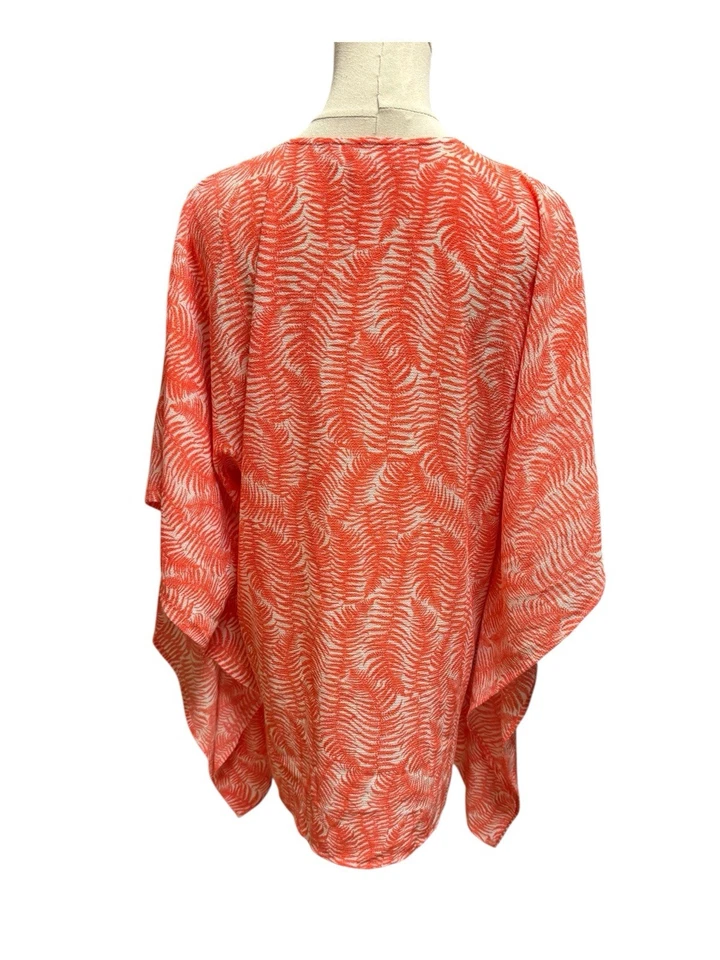 Traje de baño Michael Kors encubrimiento talla S/M equipo de playa naranja fluido Foto 3 de 4