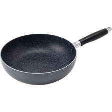 Wahei Freiz Deep Frying Pan/Wok 28cm Gas Stove Only PFOA-Free Fluororesin