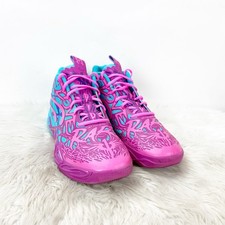 PUMA LaMelo Ball MB.04  1 Love  Pink/Teal High-Top Men  s 11 Basketball Shoes