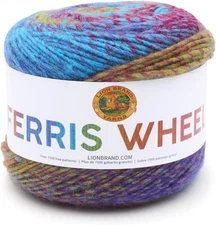Ferris Wheel Yarn for Knitting, Crocheting, and Crafts, Vintage Carousel