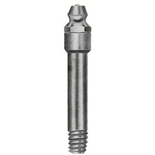 Hydraulic Fitting, Straight, 1-5/8 in L, Male/Male, 1/4 in (SAE) Alemite 3014B