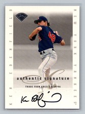 1996 Leaf Signature Series Signatures Update Ken Edenfield Auto New York Yankees