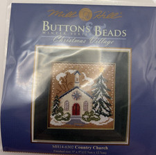 Mill Hill Christmas Village Country Church Buttons  Bead Kit