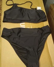 CUPSHE Women's Bikini Set Two Piece One Shoulder Swimsuit High Waisted...