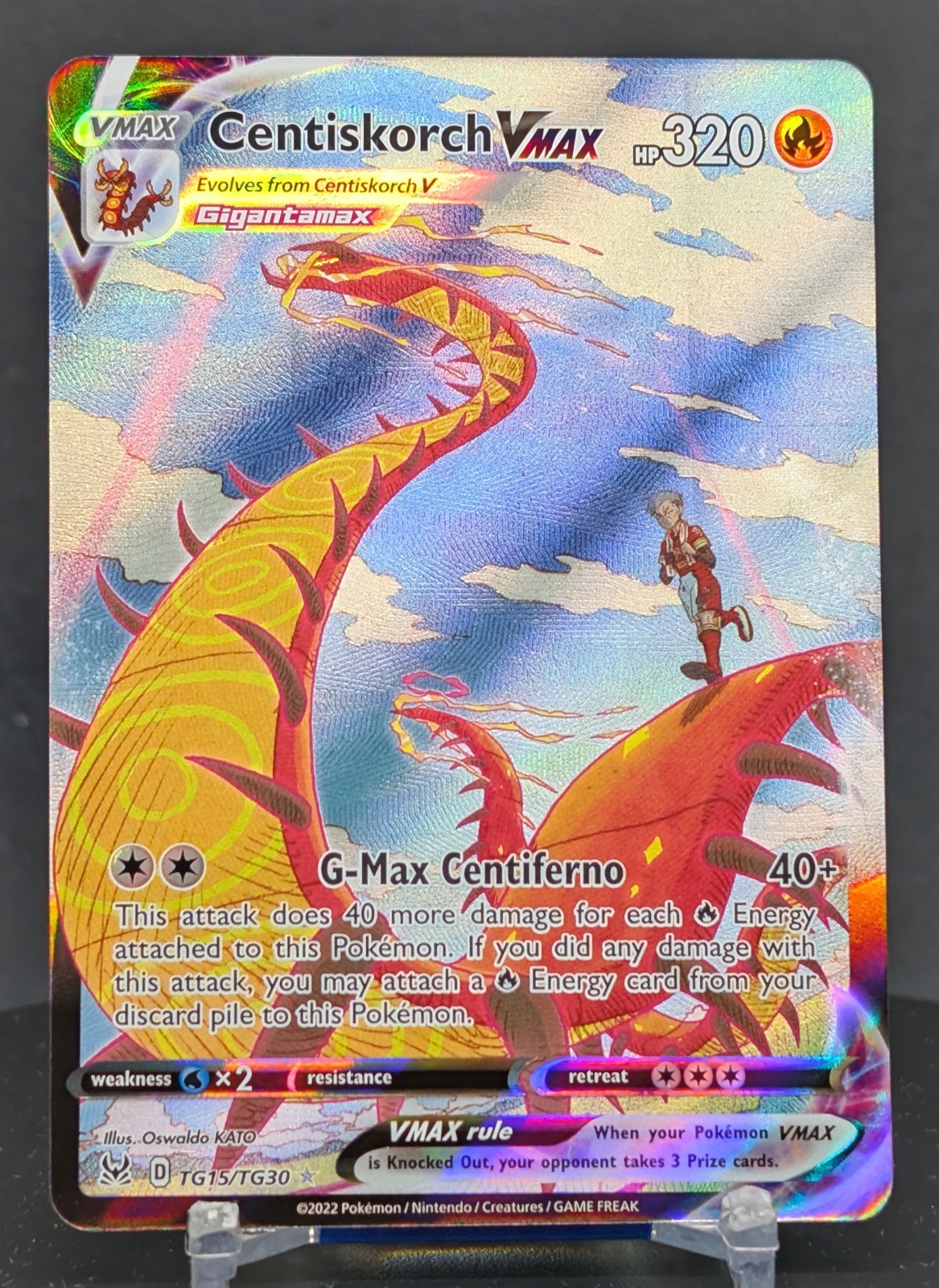 Pokemon Centiskorch VMAX #TG15/TG30 English Lost Origin Trainer Gallery