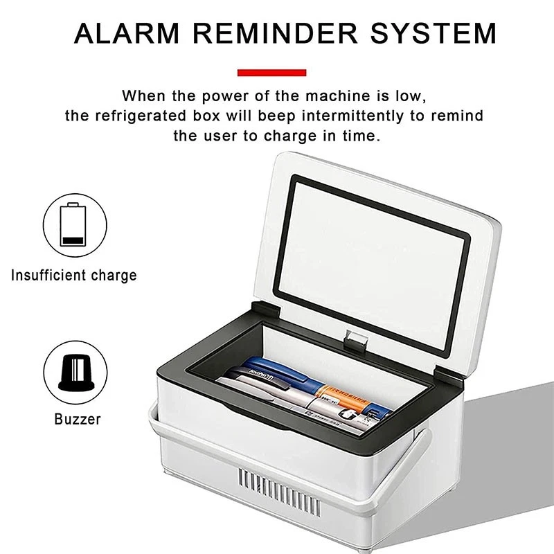 Portable Car Refrigerator Box – Compact Travel Cooler for Vehicles, Camping - Image 3 of 4