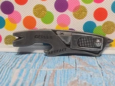 Gerber Artifact Pocket Prybar Folding Liner Lock Razor Blade 