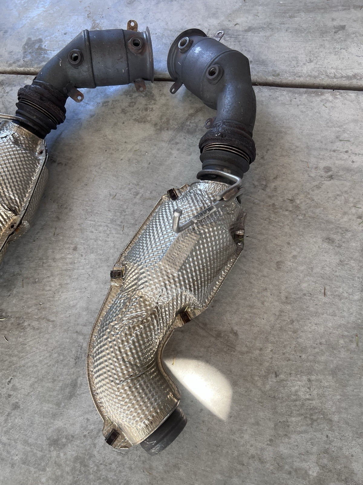 MCLAREN MP4-12C 650S DOWNPIPE EXHAUST CATALYTIC CONVERTER OEM
