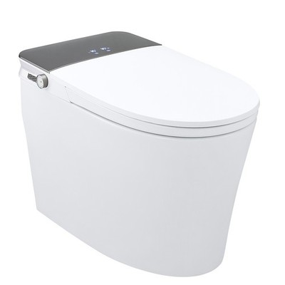 Smart Toilet with Bidet, Auto Open Lid, Heated Seat, 1.28 GPF Flush, ADA Height 