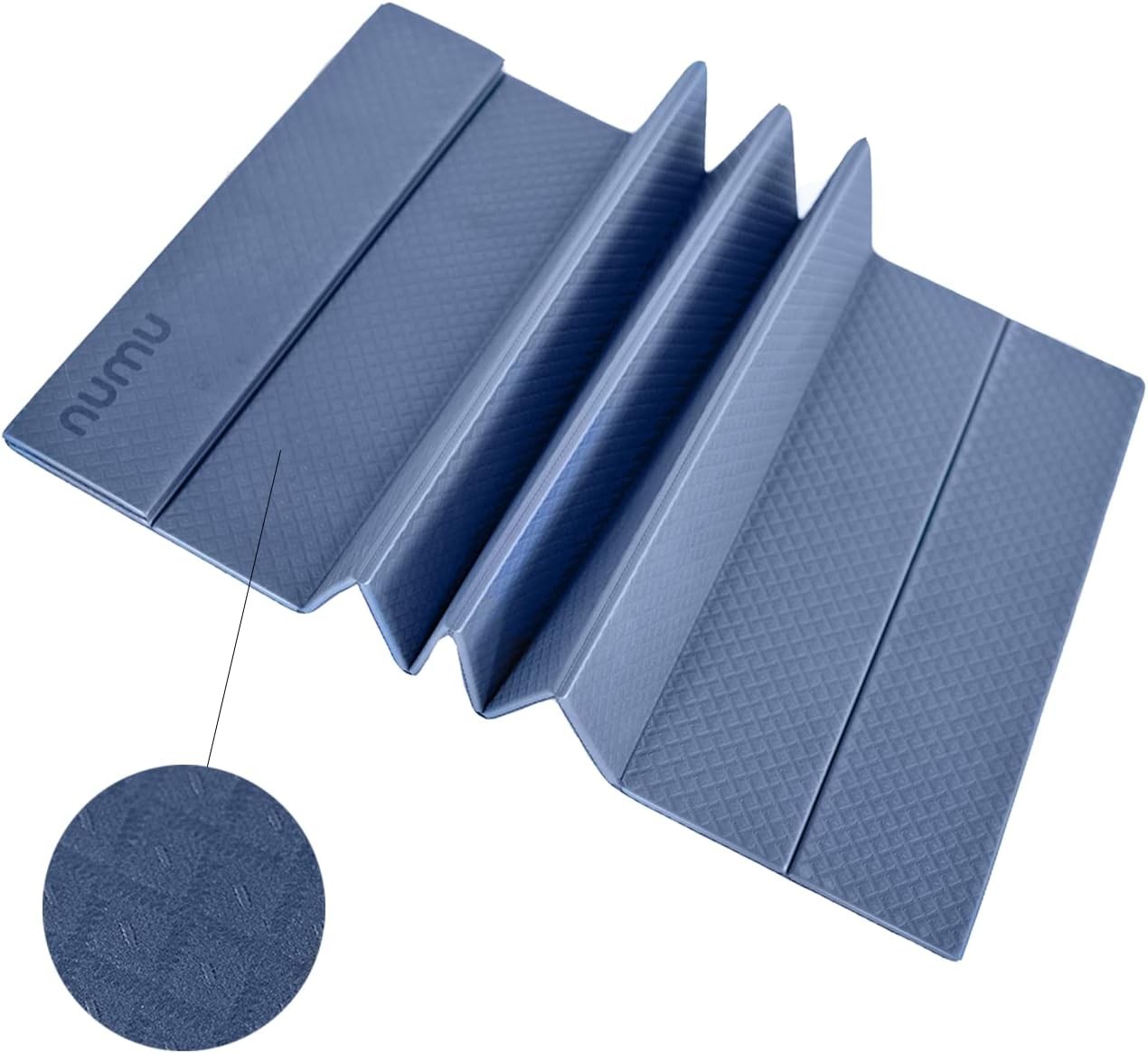 Foldable Nonslip Lightweight Portable Yoga Mat with Carrying Strap