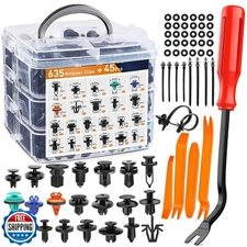 GOOACC 680Pcs Car Push Retainer Clips and Auto Fasteners Assortment -22 Most 