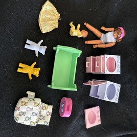 Lego System BELVILLE Love 'N Lullabies 5860 Building Parts Mom Baby Bears Cradle