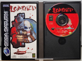 Loaded Sega Saturn Complete CIB Authentic Interplay 1996
