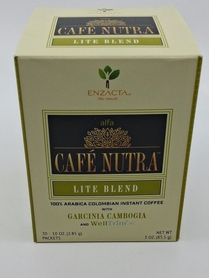 Enzacta Alfa Cafe Nutra Lite Blend  - Garcinia Cambogia 30 Packets EXP: 12/2026
