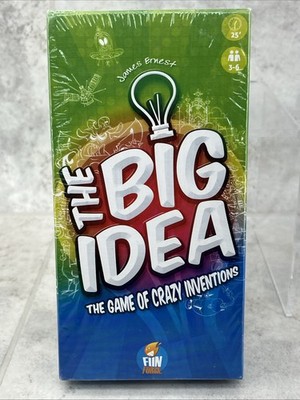 Funforge The Big Idea Crazy Inventions Party Board Game - New, Sealed!