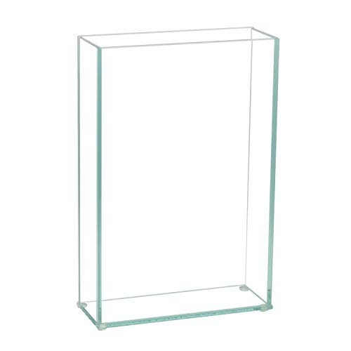Glass Flower Vase Rectangle Plate, 8" W x 12" H, Clear Decorative | eBay
