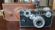 Vintage Argus Rangefinder C-3 Camera F 3.5 50MM Cintar Lens 35MM Film w/ Case