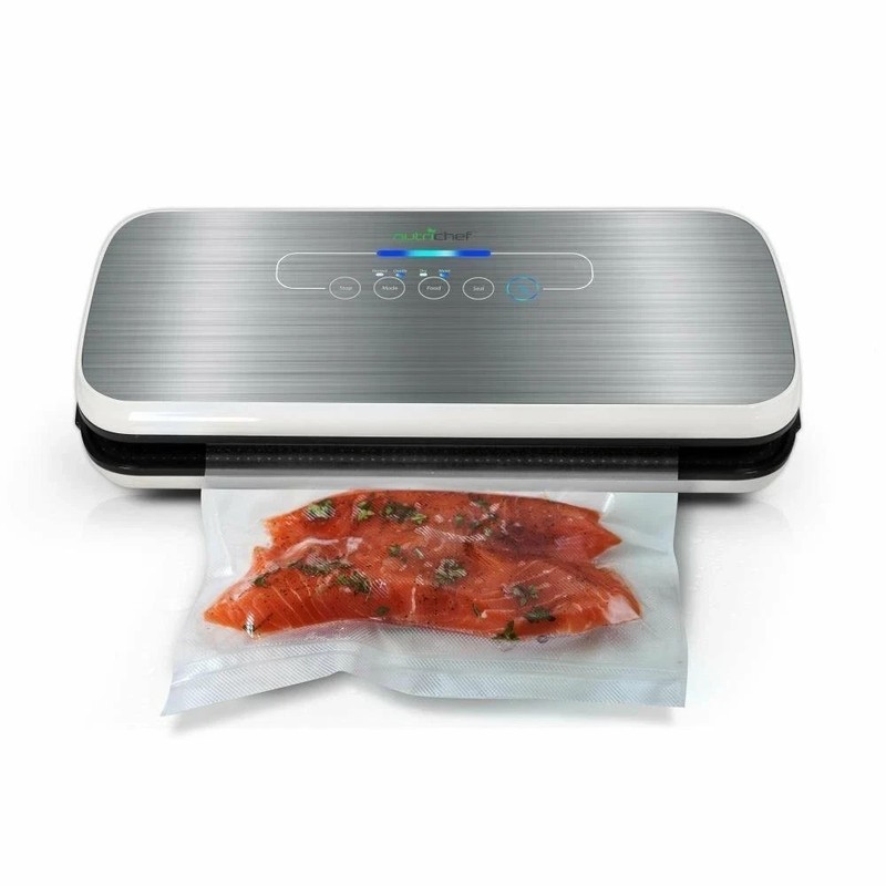 NutriChef PKVS18SL Automatic Food Vacuum Sealer, Electric Air Sealing Preserver