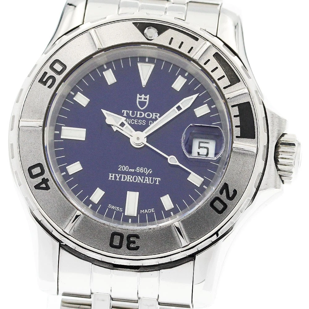TUDOR Princess Date Hydro Note 99090 Date Silver Dial Automatic Ladies _949601 TUDOR Princess - 28 mm, Stainless Steel for sale | eBay main image 4