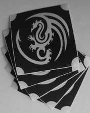 bm608 TEMPORARY GLITTERTATTOO 10 x stencil dragon circle glitter tattoo L K 